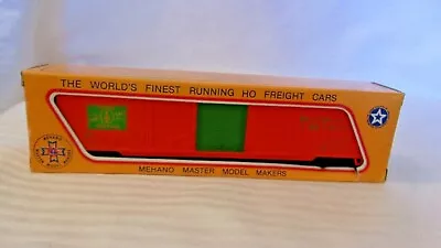 Vintage HO Scale Mehano 50' Box CarMaine Central Orange #9013 BNOS • $13