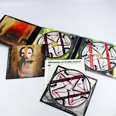 Marilyn Manson Lest We Forget Japan 2CD+DVD Deluxe Edition Digipak Bounus Disk • $26
