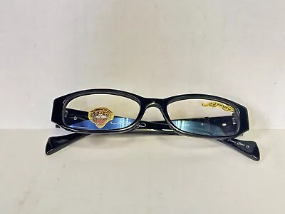 Ed Hardy New Eyglasses EHO728b 51-16-140 Rhinestone Skull Roses Pink • $139