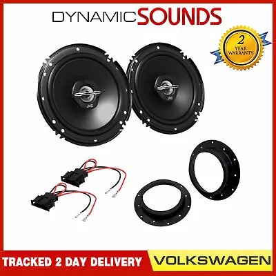 £49.99 • Buy JVC 6.5  Front Door Speakers Upgrade Kit For Volkswagen Caddy MK3