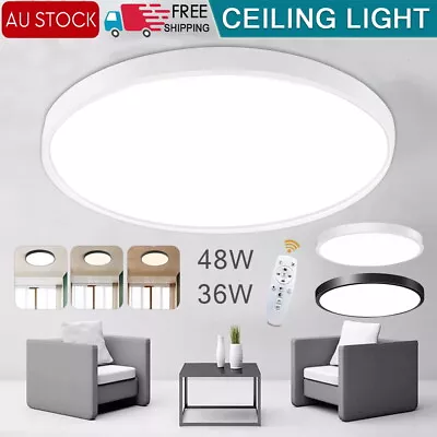 LED Ceiling Light Square/Round 12W~56W Rectangle/Oyster Lamp Modern Cool/Warm AU • $19.90