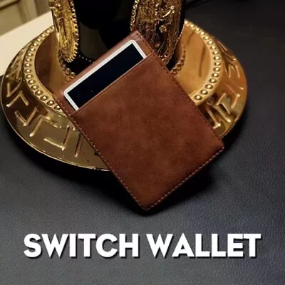 Switch Wallet Magic Tricks Close Up Street Illusions Gimmicks Card To Wallet Fun • $11.99