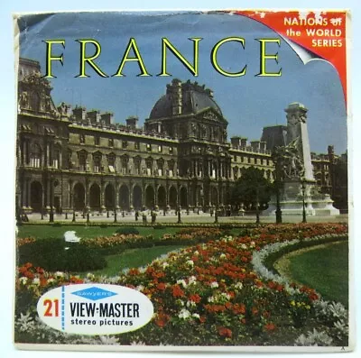 View Master B172 France Nations Of The World Sawyer's 3 Reel Set W/Booklet • $8.95