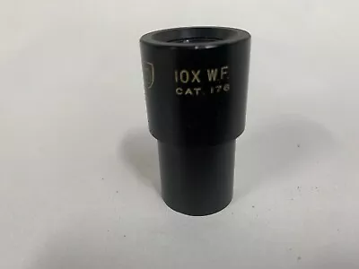 Vintage American Optical Cat No. 176 10X W.F Microscope Part Eyepiece Lens (A8) • $22.95