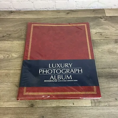 Vintage Luxury Large Self Adhesive Photo Album Hold Various Sized Picture A4 • £9.99