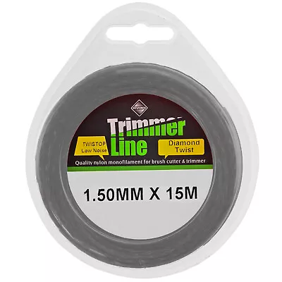 1.5mm Strimmer Line Single 15m Spool Refil For QUALCAST GGT3001 GT2518 GT2826 • £8.10