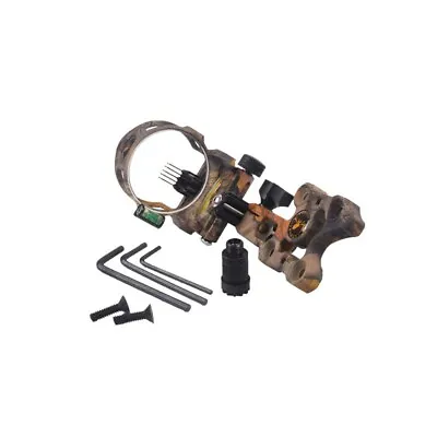 Bow Sight 5 Pin .019  Optical Fiber With Sight Light For Compound Bow Shooting • $69.34