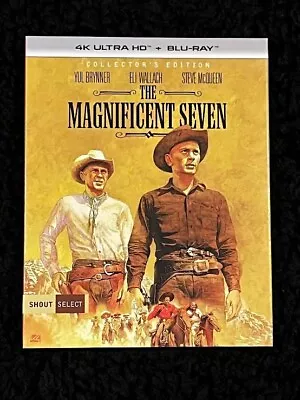 The Magnificent Seven 4K UHD/Blu-ray With Slipcover Steve McQueen BRAND NEW • $35.99