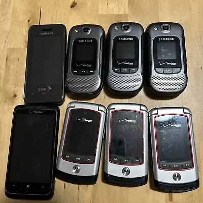 Lot Of Vintage Phones-motorola Samsung With Batteries Untested • $24.99