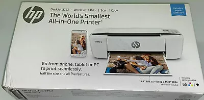 New HP Deskjet 3752/3755/3772 Printer-All In One-Wireless-Print+Free HP 65 INK • $115.96