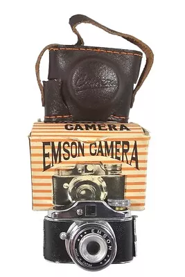 Vintage Emson Miniature Camera W/ Case & Box • $59.99