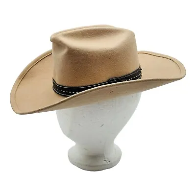 Vintage Colt Hat 100% WOOL Western Cowboy Beige Hat Size Small WPL 5923 • $74.95
