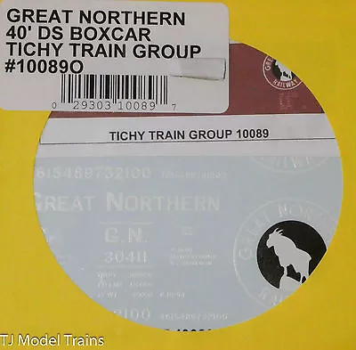 Tichy Train Group O #10089O Great Northern 40' DS Boxcar  (Decal) • $5.40