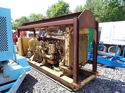 Aurora 8  Split Case HIGH HEAD Water Pump VIDEO! CAT D343 Diesel Drilling Skid • $18500