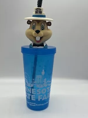 ORIGINAL Minnesota State Fair Blue GOPHER Large Souvenir Cup Fairchild • $22