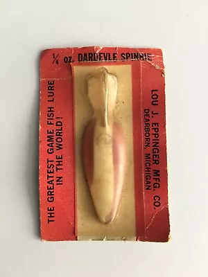 VTG Dardevle Spoon 1/4 Oz Original Lures Devil Head Fishing Hook NEW In Pack • $12.75