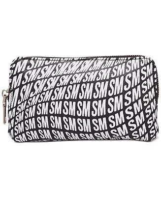 STEVE MADDEN Womens Warped Logo-Print Faux Leather Belt Bag Small Black 31  • $19.98