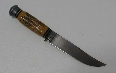 Vintage Voos Schlieper Fixed Blade Hunting Knife Solingen Germany W/ Sheath (a) • $69.99