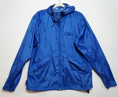 Quest Hydroproof Mens Fishing Jacket Sz M Nylon Full Zip Vented Caped Packable • $17.14