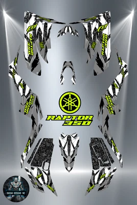 $160 • Buy Yamaha Raptor 350 2004-2014 Full Graphics Kit Sticker Decals