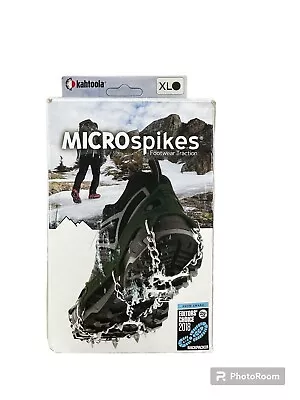 Kahtoola MICROspikes - Snow Ice Trail Hike Crampons Green Size XL Open Box NEW • $70