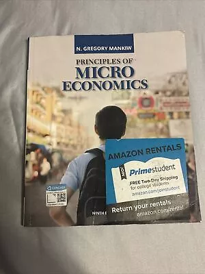 PRINCIPLES OF MIICROECONOMICS 9e N. Greg Mankiw Paperback • $24.99