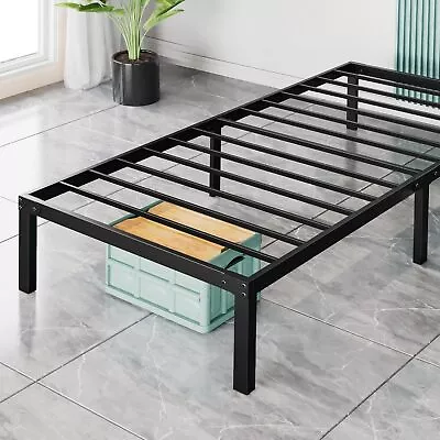 Heavy Duty Twin Size Metal Bed Frame Sturdy Steel Platform Slat Support • $60.60