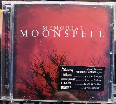 Moonspell ‎– Memorial CD Europe 2006 MINT/EX Steamhammer SPV 99822 CD Gothic • $9.41