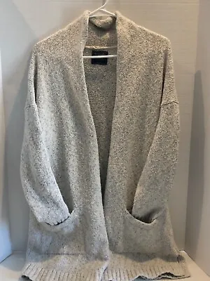 $19.99 • Buy Abercrombie And Finch Womens Cardigan Sweater Size Large Open Front Knit Stretch