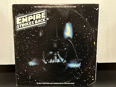 Star Wars The Empire Strikes Back Soundtrack Vinyl LP Record 1980 Gatefold Book • $37.99