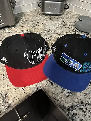 Vintage Apex SnapBack Lot Falcons & Seahawks  • $55