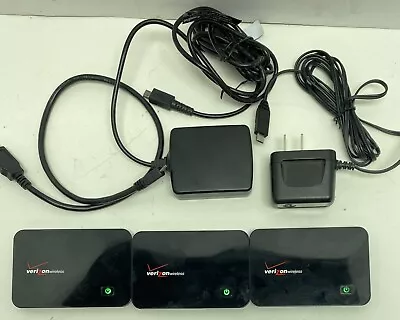 Lot Of 3 Verizon Wireless MIFI 2200 Hotspot Devices + USB Chargers • $29.95