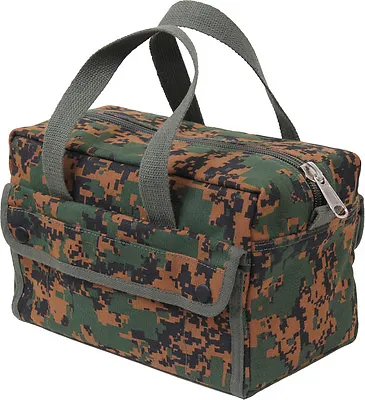Woodland Digital Camouflage Heavyweight Military Mechanics Standard Tool Bag • $20.99