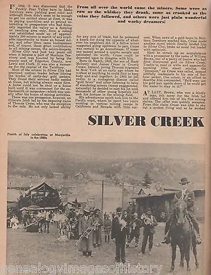 Mining History Of Silver Creek And Marysville+Cruse*Julian*McIneryBrownMoore • $19.99