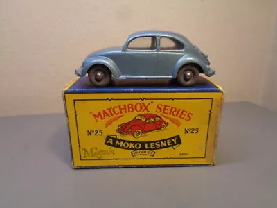 Matchbox Lesney 25b Vw Volkswagen 1200 Misspelled Volkswagon Very Rare Nmib • $34.39