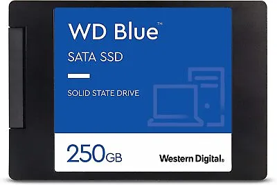 $74.90 • Buy 250GB WD Blue 2.5  SSD SATA Internal Solid State Drive 550MB/s Western Digital 