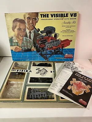 $150 • Buy Renwal Model The Visible V8 Transparent Operating Auto Engine Assembly Kit 1960 