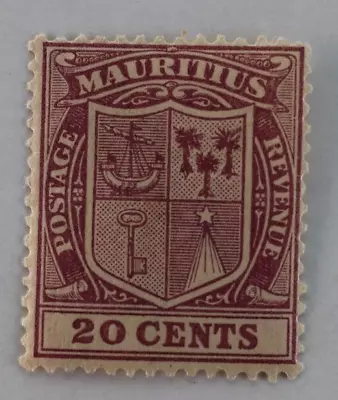 Mauritius 20c 1925 Arms Type Scott# 178 • $6