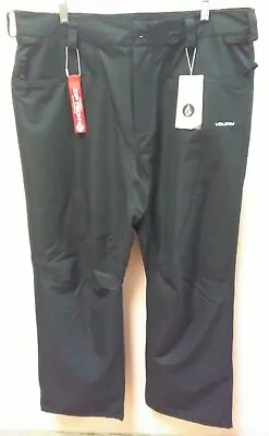 Volcom Snowboarding Carbon Snow Pants Black Mens XL • $65