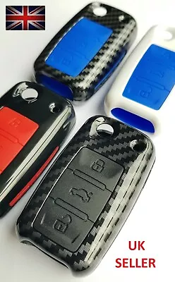 For Vw Golf Mk5 Passat Beetle Bora Polo 3 Buttons Flip Remote Key Fob Case • $13.20