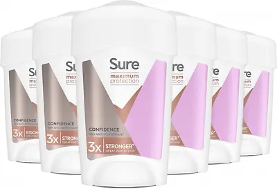 £25.92 • Buy Sure Women Maximum Protection Confidence 96h Protection 45 Ml (Pack Of 6) 