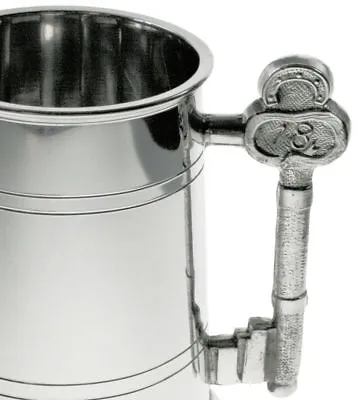 Personalised Pint Pewter Tankard With 18th Birthday Key Handle Engraved Gift • £39.95
