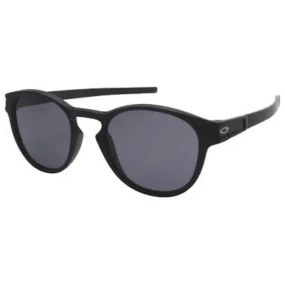 $134.99 • Buy Oakley OO 9265-01 Latch Matte Black Grey Lens Mens Womens Round Sunglasses .