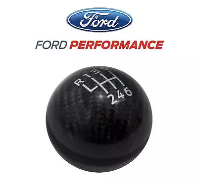 2015-2024 Mustang OEM Ford Carbon Fiber 6 Speed Shift Shifter Ball Knob Black • $94.95