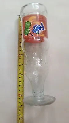 Unique Fanta Orange Glass 2006 ( Upside Down Label) 8 Inch Tall • £4