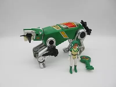 Vintage Voltron Green Lion W/ Driver Pidge ALL COMPLETE [Panosh Place 1984] • $84.99