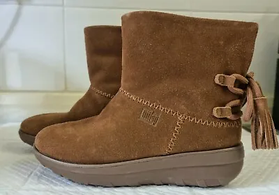 £40 • Buy  Fitflop  Mukluk Shorty Suede Boots With Tassles 3/36 Brand New In Box