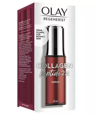 $25.95 • Buy Olay Regenerist Collagen Peptide24 Serum 30ml Firms, Plumps
