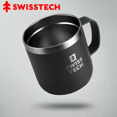 $16.49 • Buy Swiss+Tech Coffee Mug 14 Oz Double Wall Vacuum Insulated Mug Cup Tumbler Cup NEW
