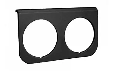 AutoMeter 2237 Dual Gauge Mounting Panel Dual 2-1/16  Black Aluminum Universal • $18.45